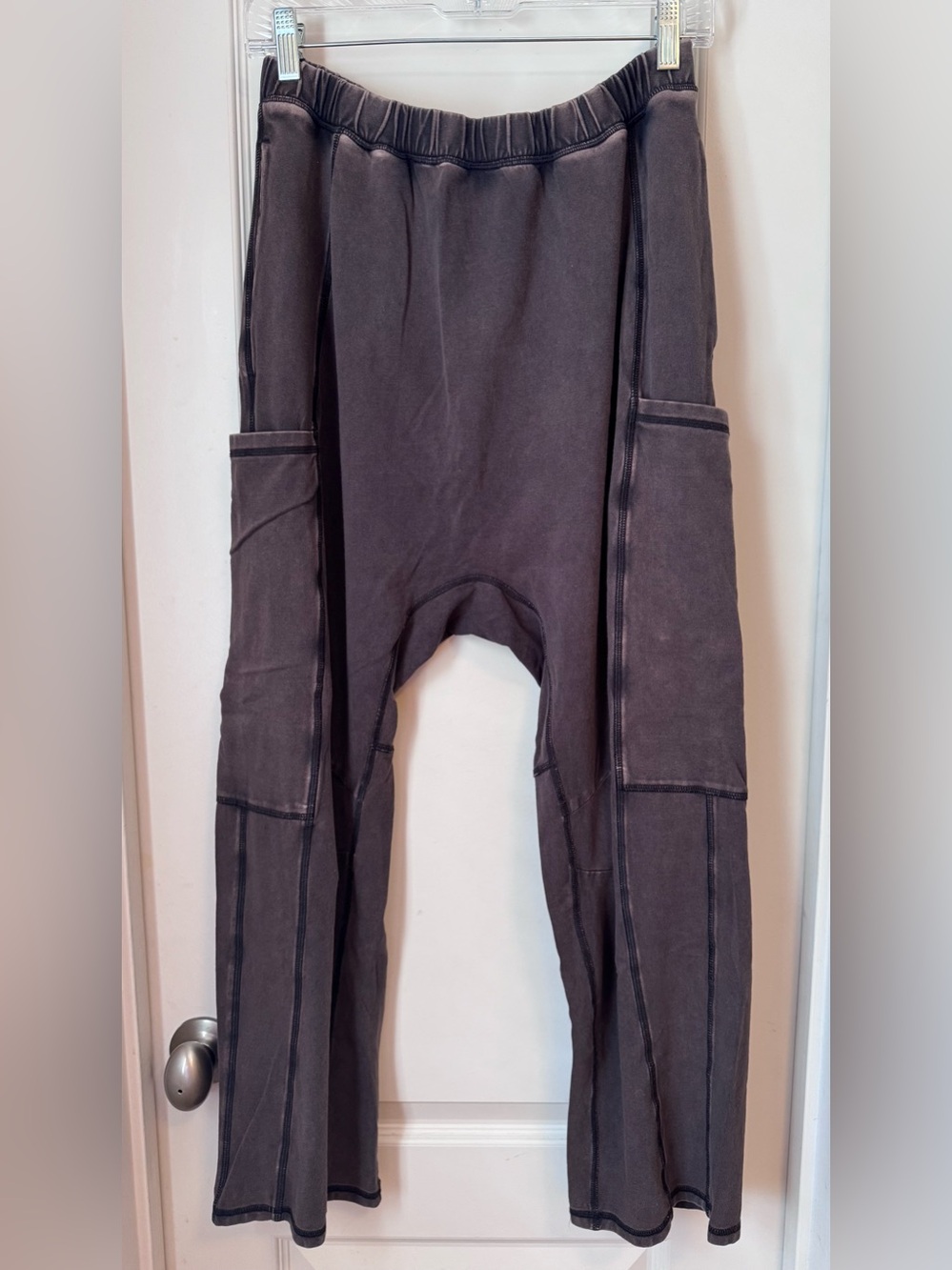 FP Movement by Free People Charcoal Gray Track Jogger Pants